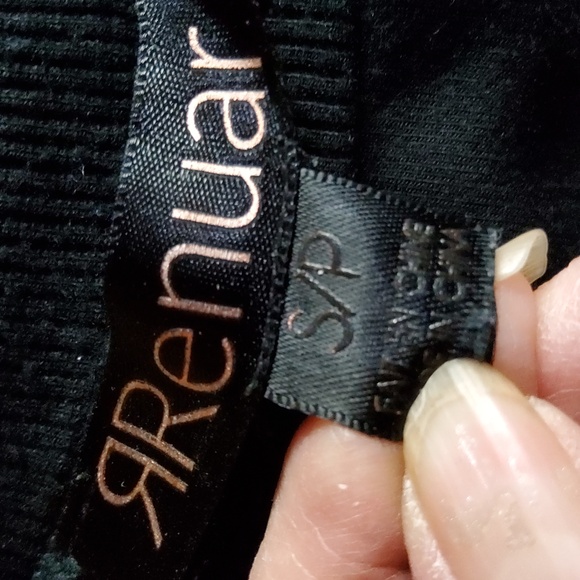 Renuar Black Oversized Sweater with Side Grommets - Picture 6 of 6